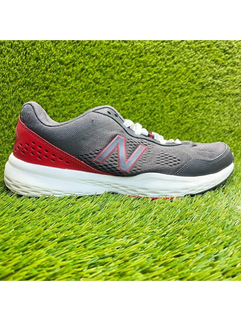 New Balance 517v2 Mens Size 11.5 4E Gray White Athletic Running Shoes Sneakers